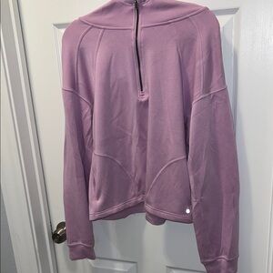 Layer 8 Women's Lavender Half-Zip Sweater